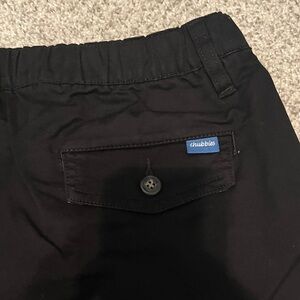 Chubbies Black Shorts with Buttoned Pocket